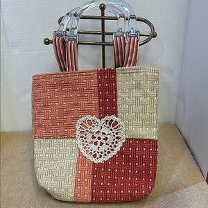 Handcrafted Fabric Purse/Tote
